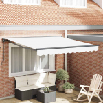 K&auml;igukohandatav varikatus valge 350x250 cm kangas