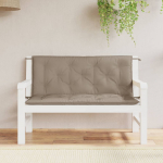 Aiapingi istmepadjad 2 tk, pruunikashall, 120x50x7 cm