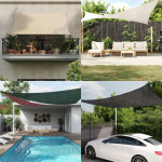 P&auml;ikesepuri 160 g/m&sup2; kandiline liiv 3 x 3 m hdpe