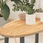 Lauaplaat 80x40x2 cm t&auml;ispuidust tamm ovaalne