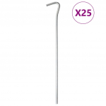 Telgivaiad 25 tk, 23 cm &oslash;5 mm, tsingitud teras