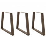 S&ouml;&ouml;gilaua jalad, v-kujulised, 3 tk, naturaalne teras, 80 x (72&ndash;73,3) cm, teras