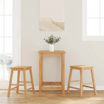 Baaritoolid 2 tk t&auml;ispuidust kummist