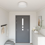 Laelamp valge 38 x 13.5 cm kangas