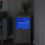 K&uuml;lgkapp led-valgustusega, hall sonoma tamm, tehispuit