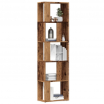 Raamatukapp vana puit 45x24x159 cm engineered wood