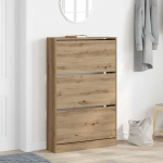 Jalan&otilde;ude kapp uksega k&auml;sit&ouml;&ouml;tamm 80 x 21 x 125.5 cm tehispuit