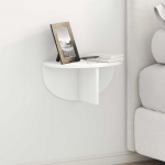 Seinariiul 2 pcs valge 38 x 19 x 19 cm tehispuit