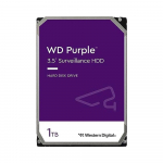 HDD|WESTERN DIGITAL|Purple|1TB|SATA 3.0|64 MB|5400 rpm|3,5"|WD11PURZ - 718037896687