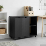 Rattaga kapp hall 100 x 39 x 65,5 cm kindel m&auml;nnipuidust