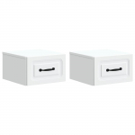 Seinale kinnitatav &ouml;&ouml;tis sahtliga 2 pcs valge 34,5 x 33 x 20 cm
