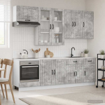 K&ouml;&ouml;k &uuml;ksus lucca 8 pcs betoonhall tehispuit