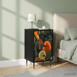 &Ouml;&ouml;lambi kapp zaandam 2 tk must tamm 36 x 33 x 61 cm tehispuit