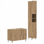 2-osaline vannitoa kapi komplekt zwolle artisan tamm tehispuit