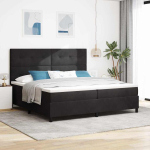 Karbi vedrumadrats peaga must 200 x 200 cm samet