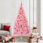 Tehis pre-lit j&otilde;ulupuu koos 300 led-iga roosa 210 cm pvc
