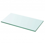 Klaasist riiuliplaat 30 x 12 cm l&auml;bipaistev