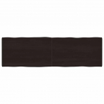Lauaplaat, tumepruun, 200 x 60 x (2-6) cm, t&ouml;&ouml;deldud t&auml;ispuit