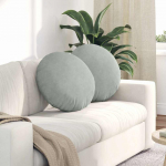 Istumispatjad 2 pcs helehall &oslash; 40 x 13 cm samet