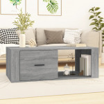 Kohvilaud, hall sonoma tamm, 100 x 50,5 x 35 cm, tehispuit