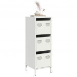 Highboard valge 39x35x103,5 cm teras