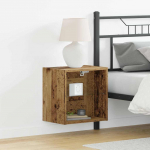 Ujuv riiul riiuliga 2 pcs pruun 40 x 28.5 x 40 cm tehispuit