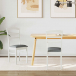 S&ouml;&ouml;gitool 2 pcs valge ja hall massiivne puu