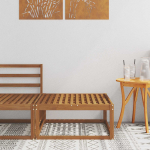 V&auml;li jalatoed tugev akatsiapuu neutraalne 79 x 79 x 37 cm