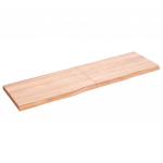 Seinariiul, helepruun, 140 x 40 x (2-4) cm, t&ouml;&ouml;deldud tammepuit