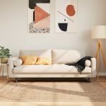 Vaip r&auml;tikutoru marsa kollane 120 x 170 cm pol&uuml;ester ja pvc