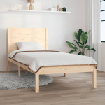 Voodiraam ilma madratsita, 90 x 200 cm, m&auml;nnipuit