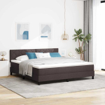 Karbi vedrumadrats led-ribadega tume pruun 180 x 200 cm kangas