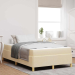 Voodi raam cream 120 x 190 cm kangas