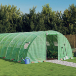 Kasvuhoone terasraamiga, roheline, 48 m&sup2;, 12x4x2 m