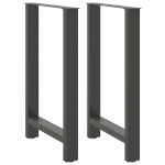 Baarilaua jalad, antratsiithall, 2 tk, 60 x (90-91) cm, teras