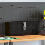 Hoiukast, must, 50 x 15 x 20,5 cm, alumiinium