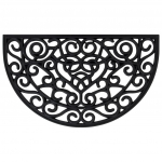 Uksematt, poolring, 45 x 75 cm, kumm