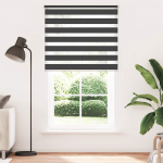 Triibuline ruloo 120 x 230 cm must