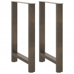 Baarilaua jalad, naturaalne teras, 2 tk, 60 x (90&ndash;91) cm, teras