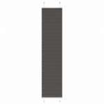 Plisseeritud ruloo must 40x200 cm kanga laius 39,4 cm pol&uuml;ester