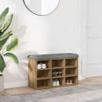 Kingapink artisan oak 82x32x50 cm engineered wood