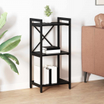 Raamatukapp must tamm 40 x 30 x 83 cm tehispuit