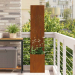 Aia privaatsuse kate rooste 32 x 140 cm kulunud teras