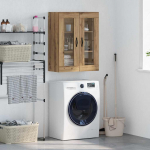 Seinakapp k&auml;sit&ouml;&ouml;puu 69,5 x 34 x 90 cm kunstlik puit ja klaas