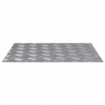 Ruudulised plaadid 4 pcs h&otilde;bedane 60 x 50 cm alumiinium