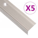 L-kujuline trepiliist 5 tk, alumiinium, 90 cm, &scaron;ampanja