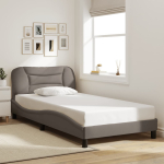 Voodiraam ilma madratsita hvar taupe 100x200 cm kangas