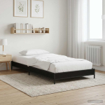 Voodi raam must tamm 80 x 200 cm tehispuit
