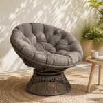 Papasan tooli vaip vianen 100% pol&uuml;ester hall &oslash; 100 x 12 cm