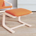 Jalapink, tumekollane, 51 x 41 x 40 cm, kangas